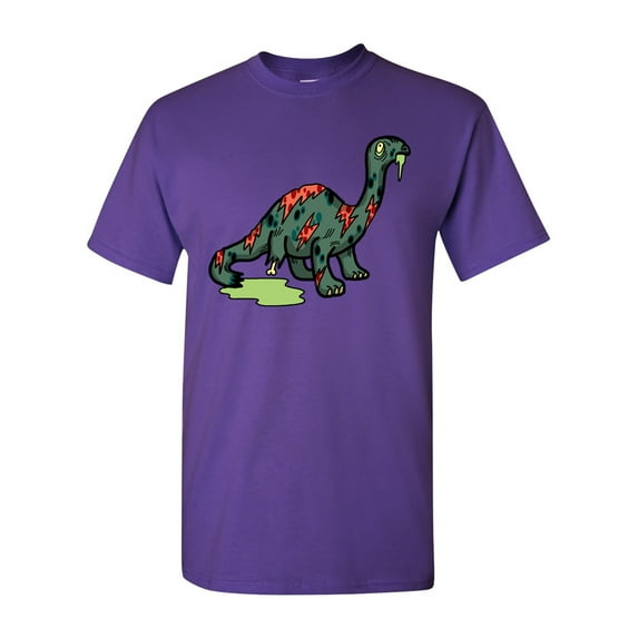Zombie Brontosaurus Undead Animals Adult DT T-Shirt Tee