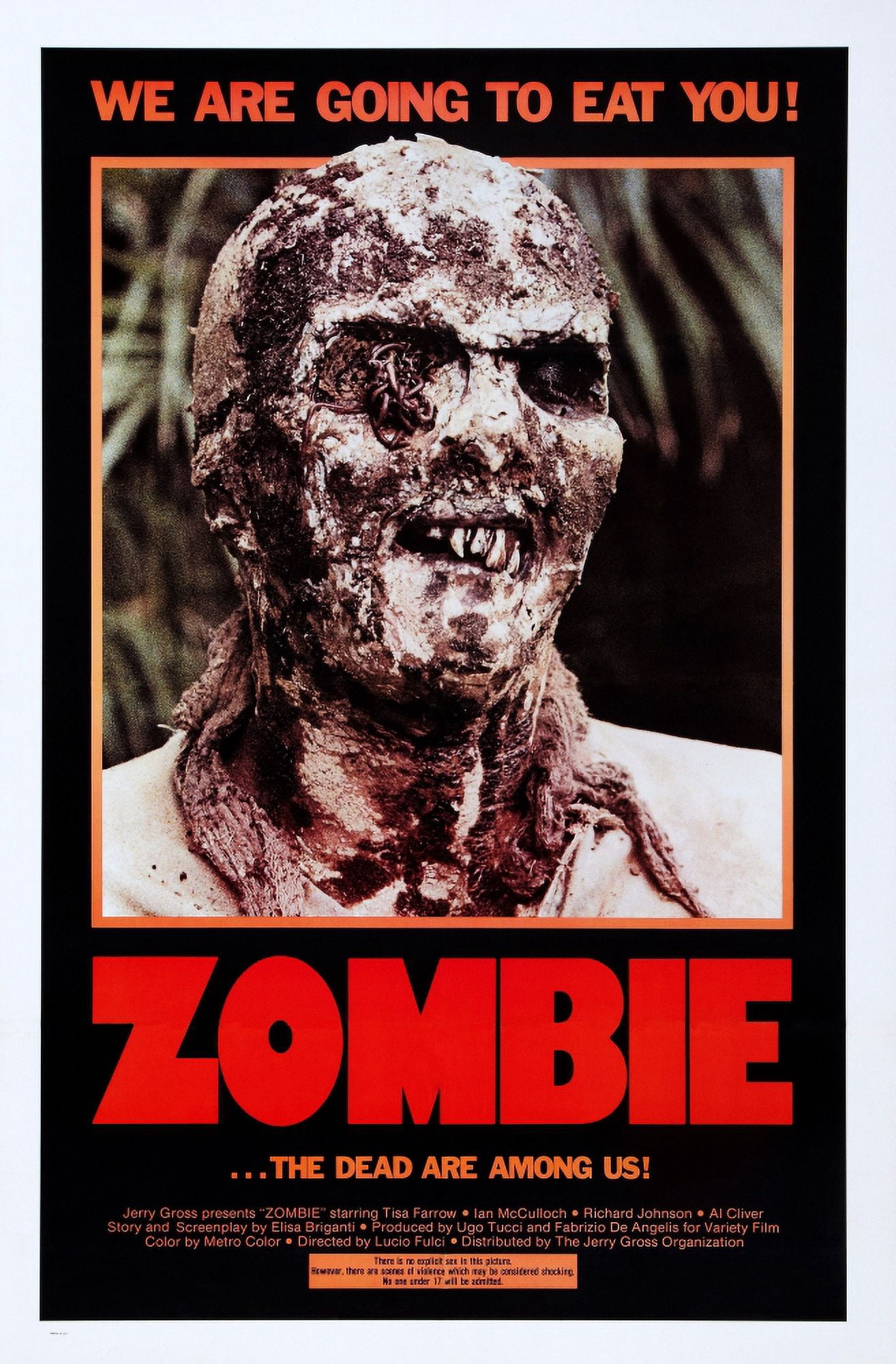 Zombie Canvas Art - (24 x 36)