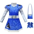 thumbnail image 1 of Zombie Cheerleader Outfit for Girls Alien Fancy Addison Costume Dress, 1 of 6