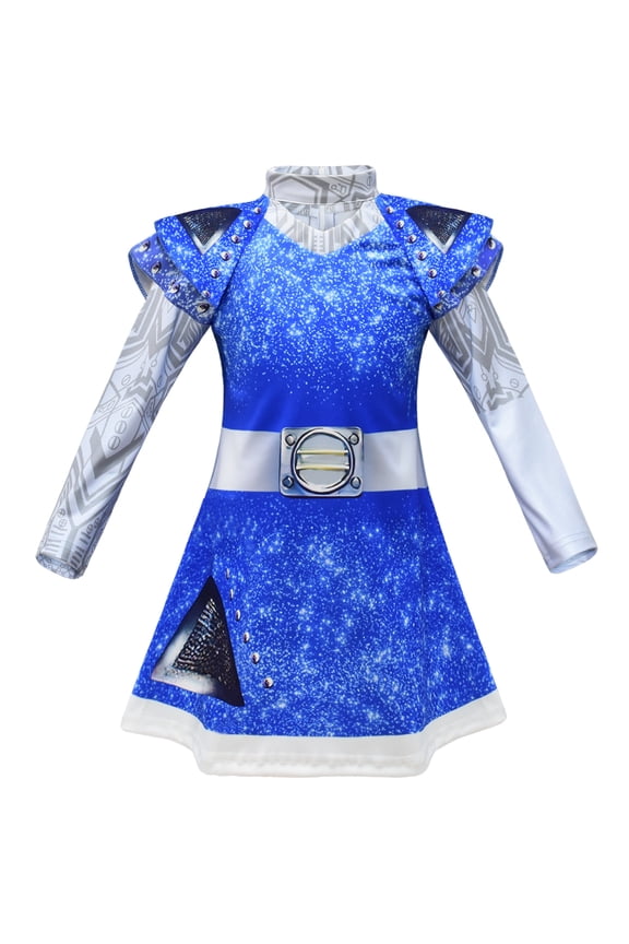 Zombie Cheerleader Outfit for Girls Alien Fancy Addison Costume Dress