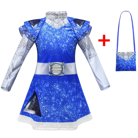 Zombie Cheerleader Outfit for Girls Alien Fancy Addison Costume Dress