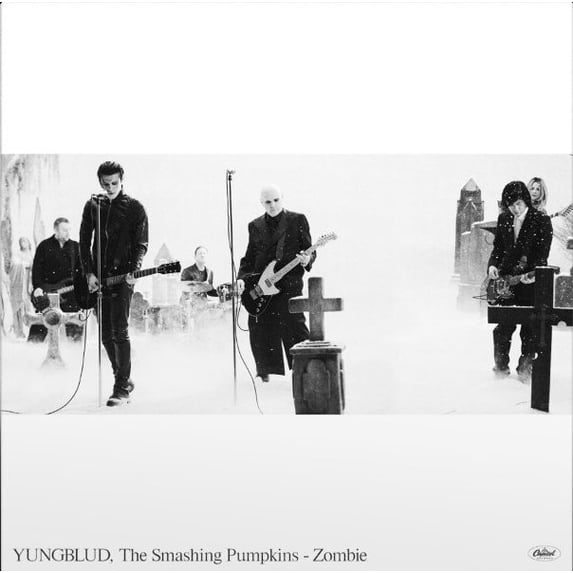 YUNGBLUD & The Smashing Pumpkins Zombie (Vinyl Record) 7" Single Coloured Vinyl