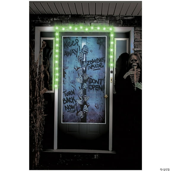 Zombie Creepy Greeters with Lights and Sound Halloween Decoration