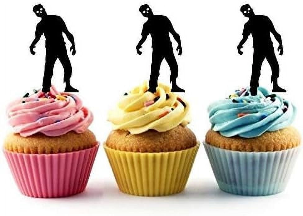 Zombie Cupcake Toppers 12 Pcs