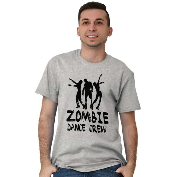 Zombie Dance Crew Walking Apocalypse Men's Graphic T Shirt Tees Brisco Brands L