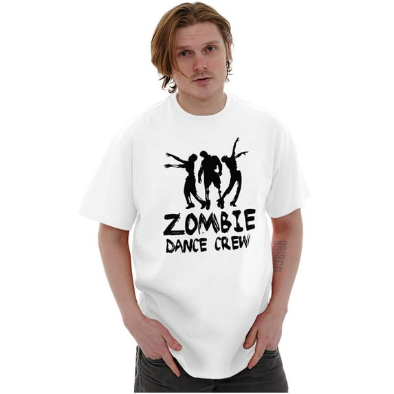 Zombie Dance Crew Walking Apocalypse Men's Graphic T Shirt Tees Brisco Brands X