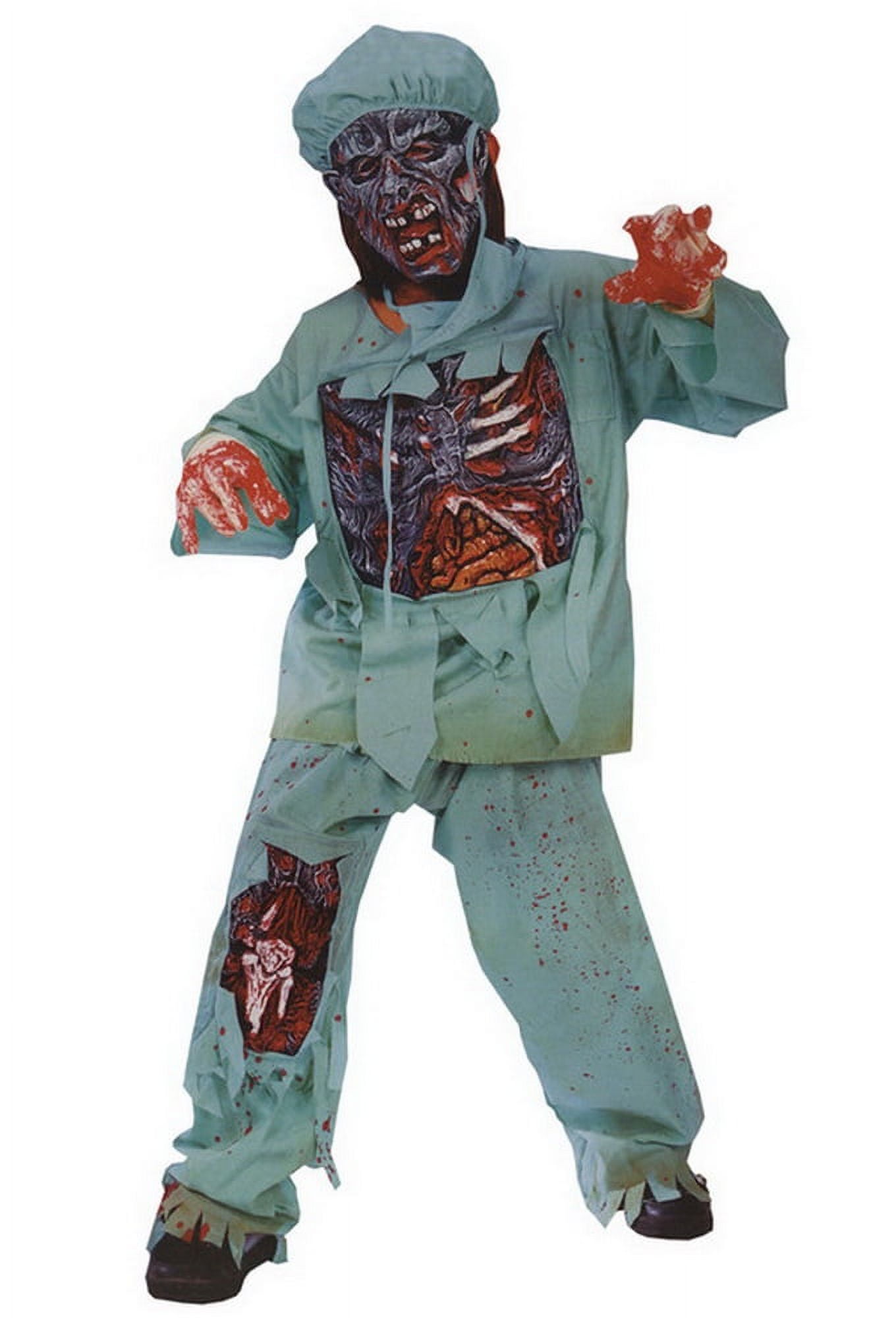 Doctor Death Costume for Kids with Clown Mask Doctor Death Costume for Kids with Clown Mask