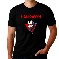 Zombie Dracula Shirt Men Plus Size 1XL 2XL 3XL 4XL 5XL Plus Size Halloween Shirts Halloween Costumes for Men