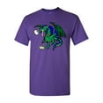 thumbnail image 1 of Zombie Dragon Undead Animals Adult DT T-Shirt Tee, 1 of 2