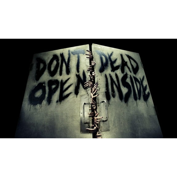 Zombie Edible Cake Topper 1/4 sheet