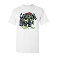 thumbnail image 1 of Zombie Elephant Undead Animals Adult DT T-Shirt Tee, 1 of 2