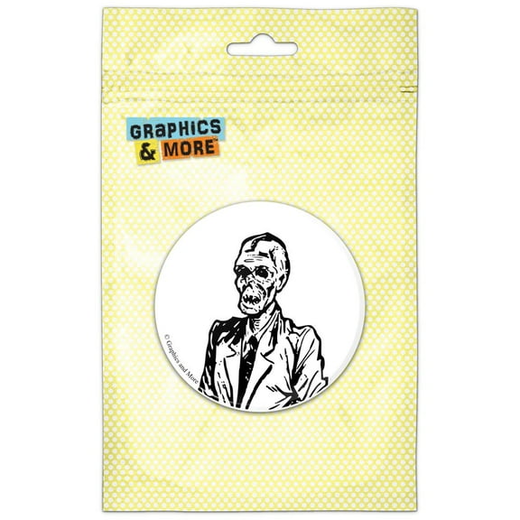 Zombie Evil Guy Refrigerator Button Magnet