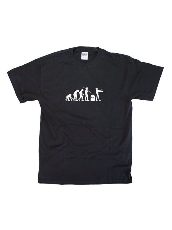 Zombie Evolution Black Glow In the Dark T-Shirt | M