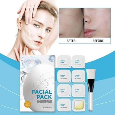 Zombie Facial Mask, Zombie Face Mask, Hydrating Skincare Face Mask For Smooth Skin, Firming Skin, Wash off Face Mask for Aging Skin,Reduce The Appearance Of Dry Lines (1box - 8pcs)