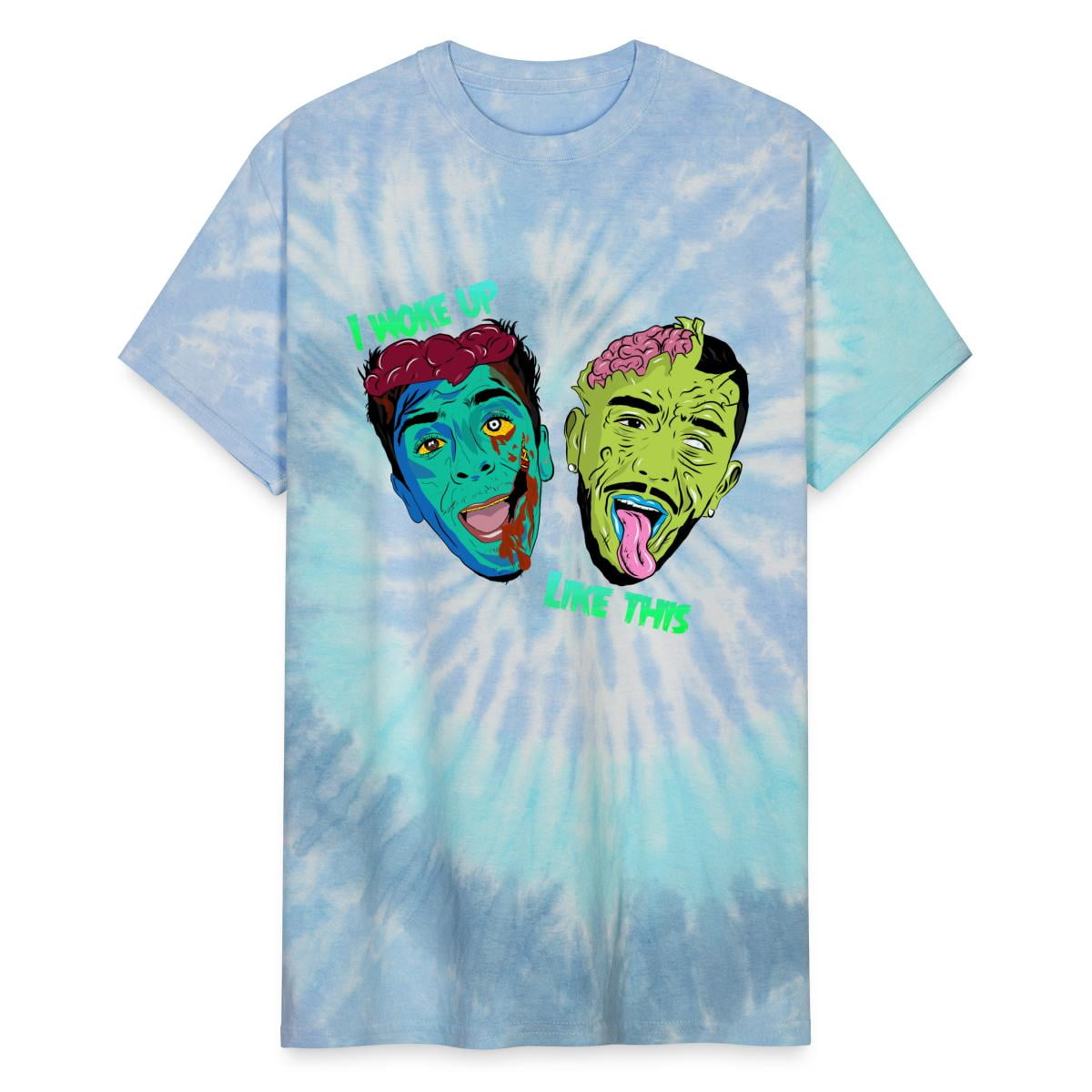 Zombie Faze Rug Brawadis Unisex Tie Dye T-Shirt - Walmart.com