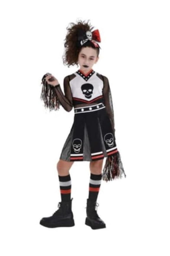 Zombie Fear Squad - Cheerleader - Costume - Child - Small