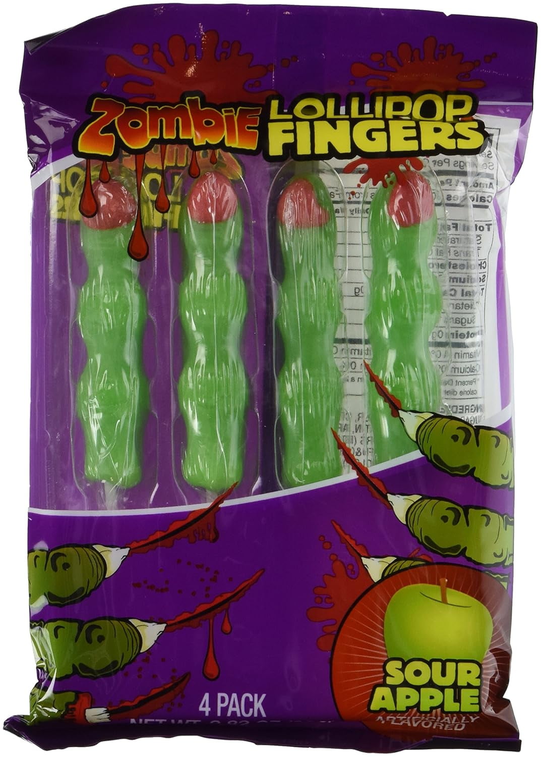 Zombie Fingers Sour 4 Candy Lollipops Pack Of 3 Walmart zombie-fingers-sour-4-candy-lollipops-pack-of-3-walmart