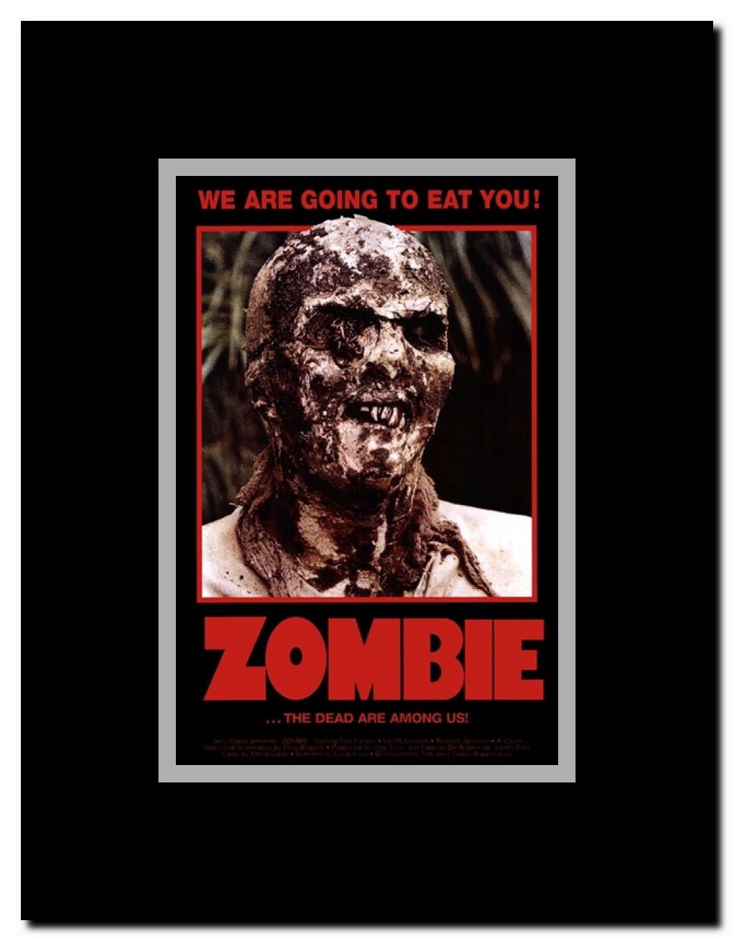 Zombie Framed Movie Poster
