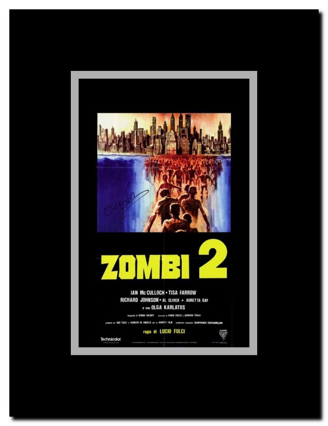 Zombie Framed Movie Poster