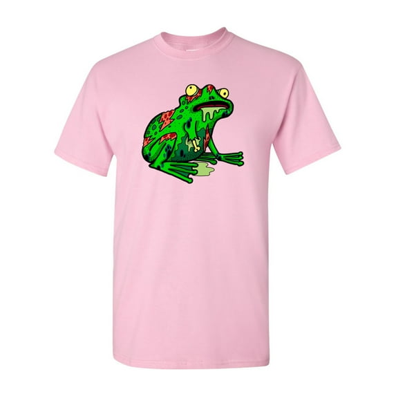 Zombie Frog Undead Animals Adult DT T-Shirt Tee