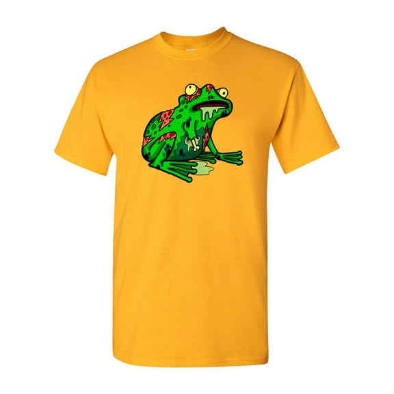 Zombie Frog Undead Animals Adult DT T-Shirt Tee