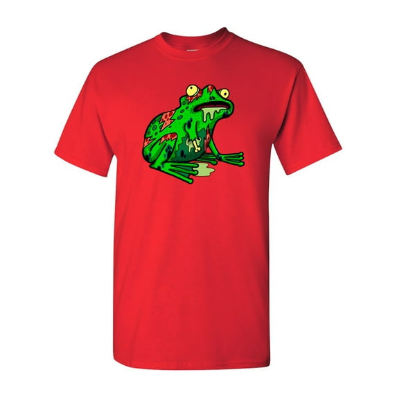 Zombie Frog Undead Animals Adult DT T-Shirt Tee