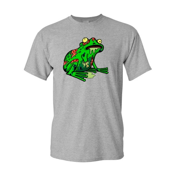 Zombie Frog Undead Animals Adult DT T-Shirt Tee