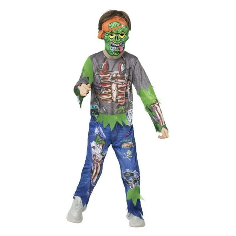 Zombie Gamer Costume Child Multi Zombie Gamer Costume Child Multi