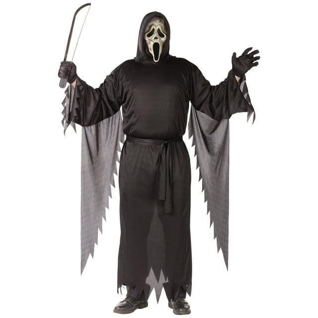 Zombie Ghost Face Adult Halloween Costume, Size (25-38) - Walmart.com