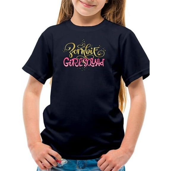 Zombie Girl Squad Glitter. T-Shirt Juniors -Image by Shutterstock,  Small