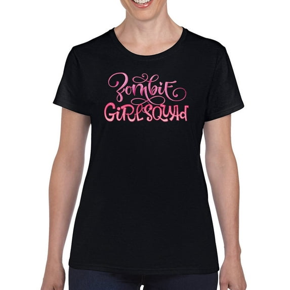 Zombie Girl Squad T-Shirt Women -Image by Shutterstock, Female 4X-Large