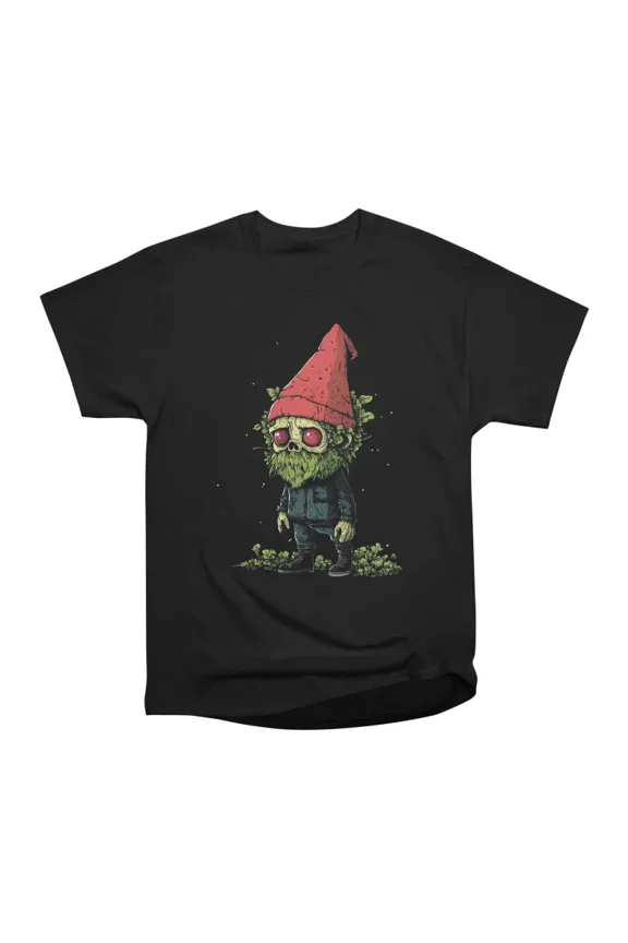 Zombie Gnome T-Shirt Tee Gift For Him Merch For Her Apparel For Friend