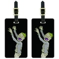 thumbnail image 1 of Zombie Guy on Black Undead Luggage Tags Suitcase Carry-On ID, Set of 2, 1 of 1
