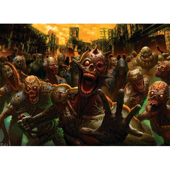 Zombie Horde Monster Horror 1000 Piece Jigsaw Puzzle