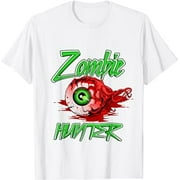 Zombie Hunter Apocalypse Halloween Horror Eye T-Shirt