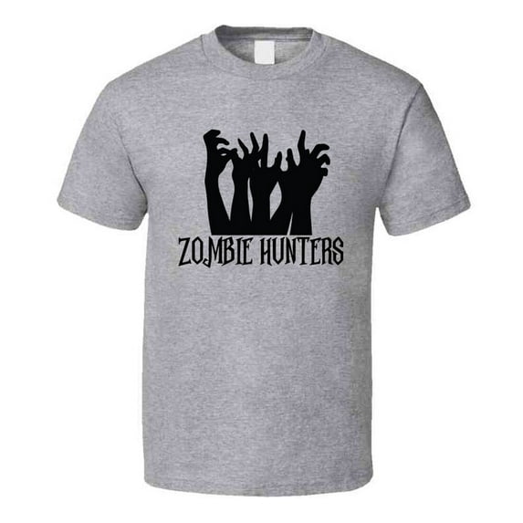 Zombie Hunters Halloween Tee Cool Fall T-shirt Holiday Novelty T Shirt
