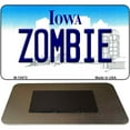 thumbnail image 1 of Zombie Iowa State License Plate Tag Novelty Magnet M-10972 3.5" x 2" Magnet (M), 1 of 1