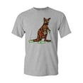 thumbnail image 1 of Zombie Kangaroo Undead Animals Adult DT T-Shirt Tee, 1 of 2