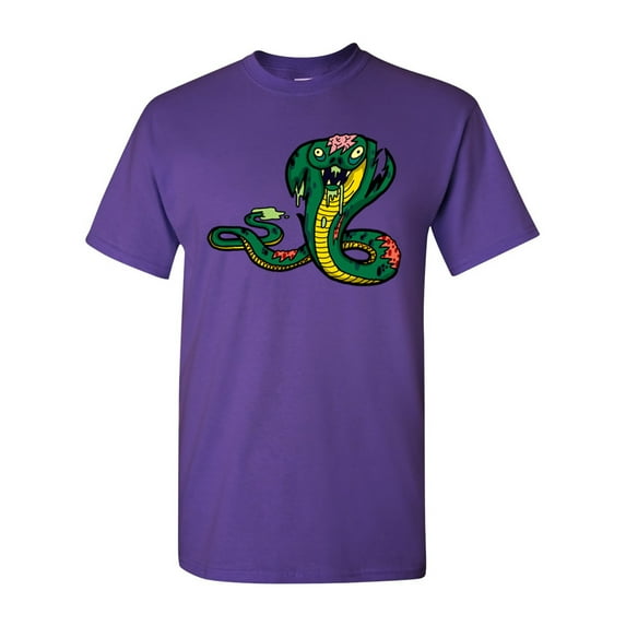 Zombie King Cobra Snake Undead Animals Adult DT T-Shirt Tee