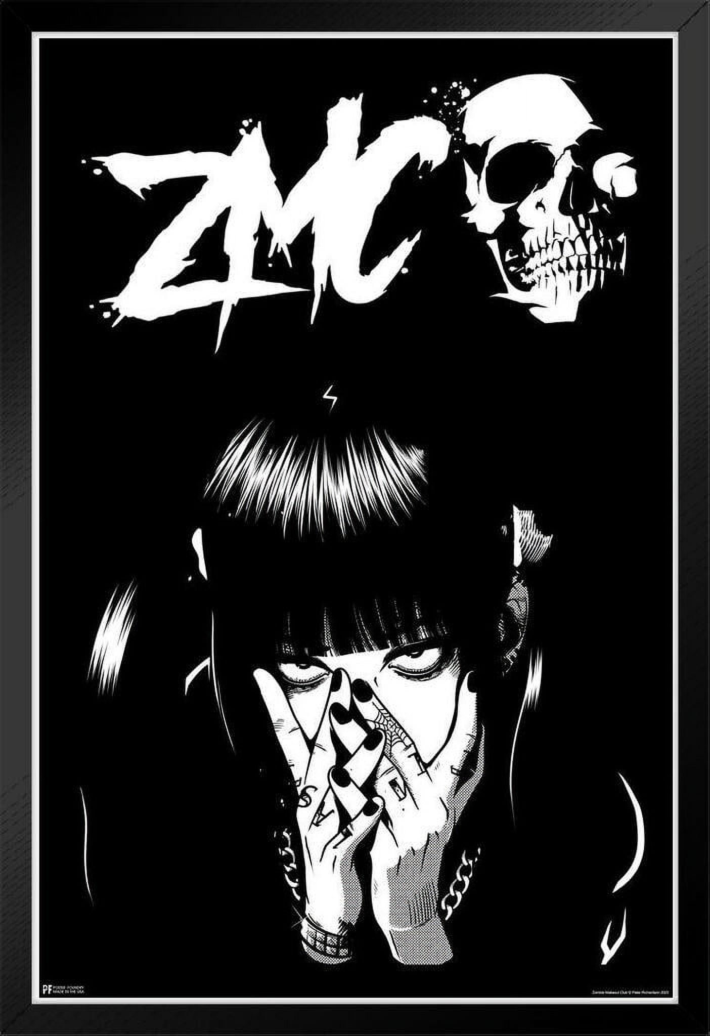Zombie Makeout Club Anime Poster Merch Scary Posters Wall Decor Halloween  Decorations Home Bedroom Wall Art Gothic Girl ZMC Horror Skull Grunge Goth  Teen Room Cool Wall Decor Art Print Poster 24x36