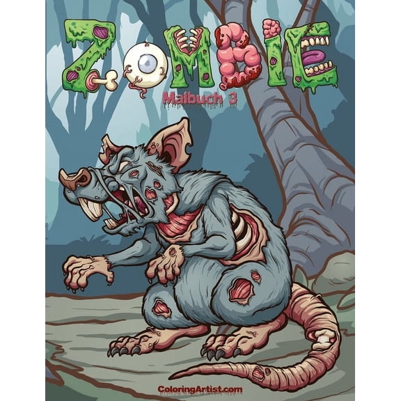 Zombie Zombie Malbuch 3, Book 3, (Paperback)