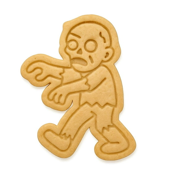 Zombie Man Cookie Cutter & Stamp 4x2.8" for Baking Fondant Clay Embosser Gifts