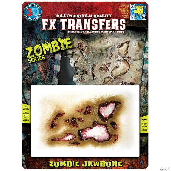 Costume 3D FX Transfers: Zombie Jawbone