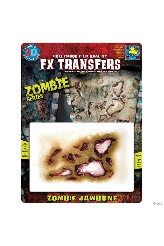 Costume 3D FX Transfers: Zombie Jawbone