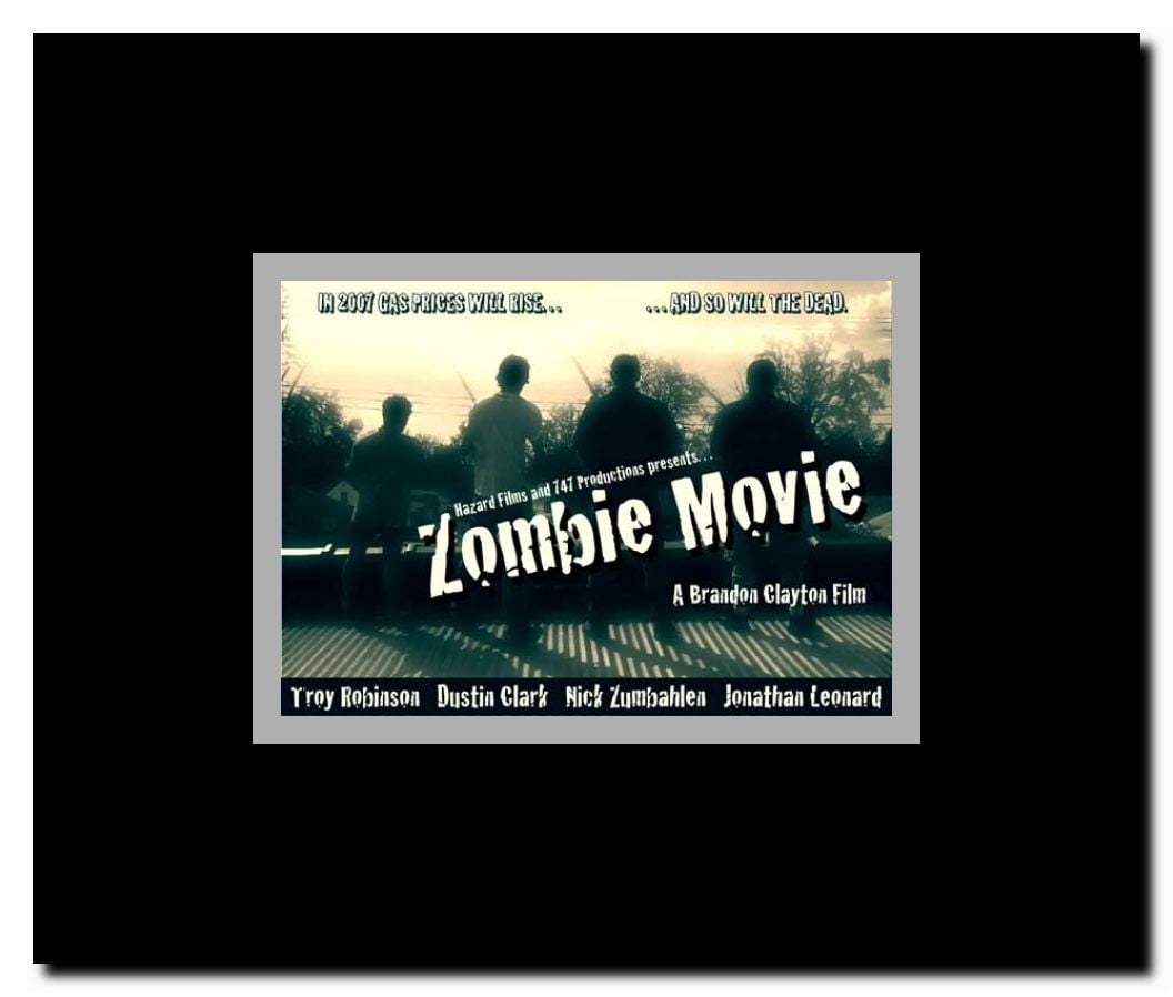 Zombie Movie Framed Movie Poster