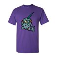 thumbnail image 1 of Zombie Narwhal Undead Animals Adult DT T-Shirt Tee, 1 of 2