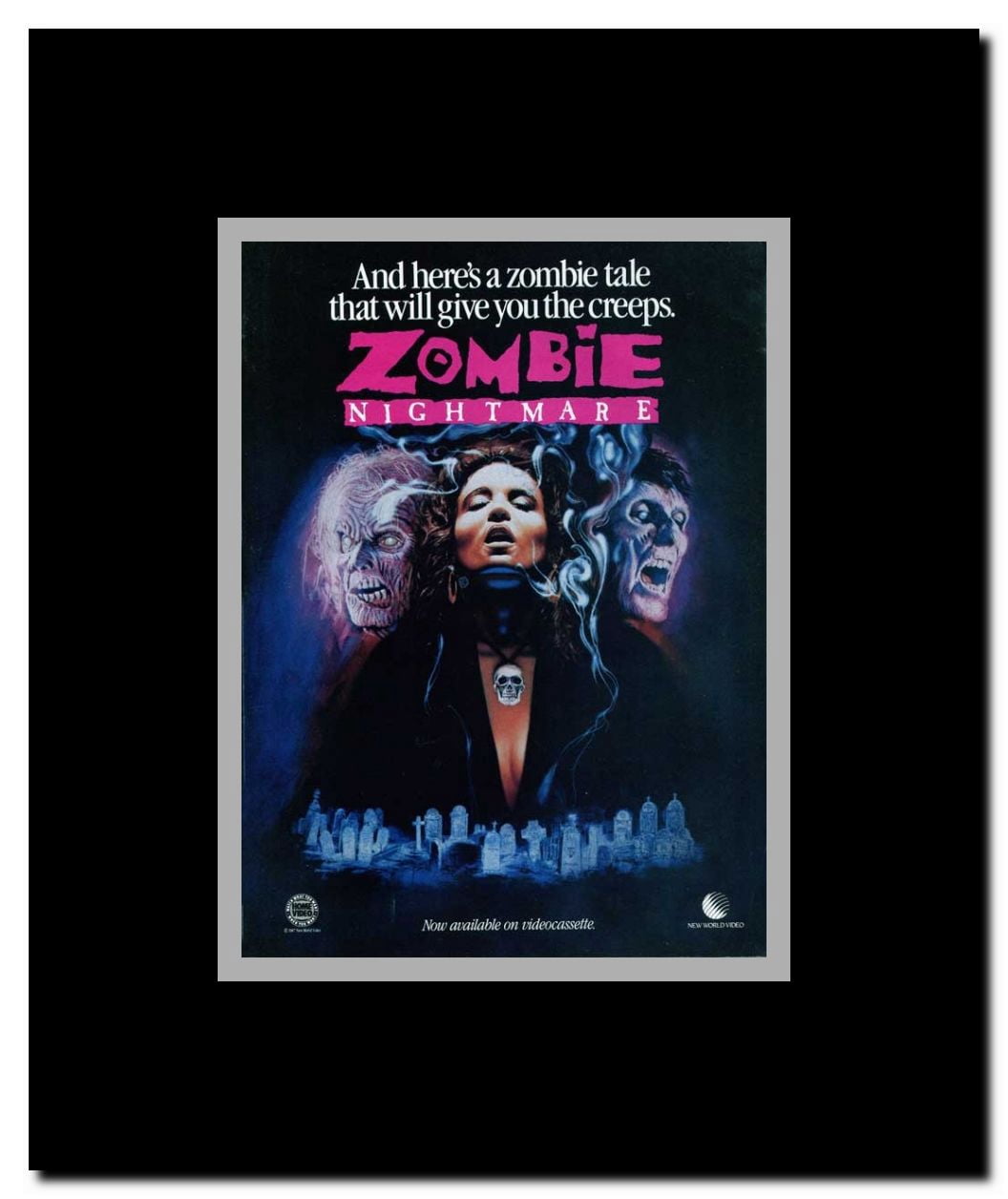 Zombie Nightmare Framed Movie Poster