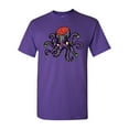 thumbnail image 1 of Zombie Octopus Undead Animals Adult DT T-Shirt Tee, 1 of 2