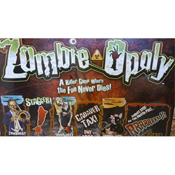 zombie opoly a killer game where the fun never dies! - Walmart.com