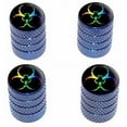 thumbnail image 1 of Zombie Outbreak Biohazard Rainbow Tire Rim Wheel Aluminum Valve Stem Caps, Multiple Colors, 1 of 1